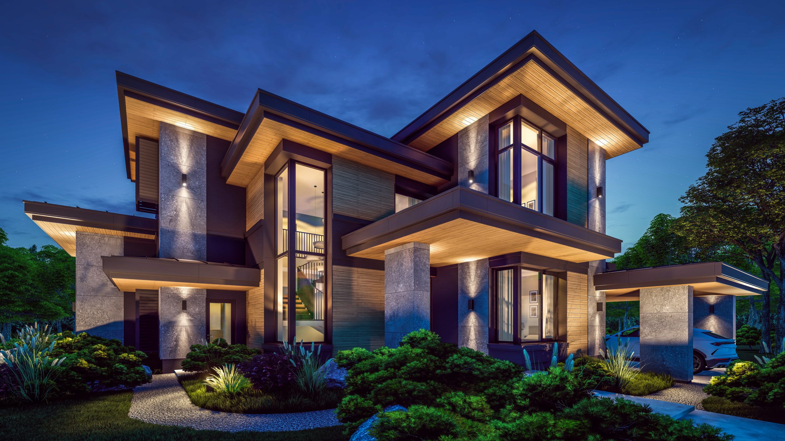Luxury Minnesota home exterior